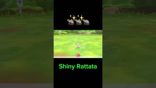 Lets Go Eevee Shiny Rattata 🐀✨ shiny pokemon [upl. by Nalrah]