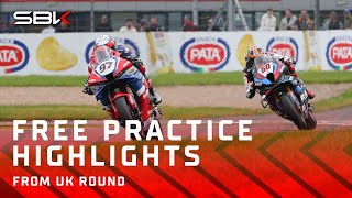 HIGHLIGHTS from DAY 1️⃣ at Donington Park 💥  2024 UKWorldSBK 🇬🇧 [upl. by Nolos]