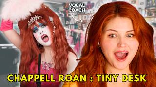 Chappell Roan Tiny Desk  VOCAL COACH REACTS [upl. by Joub]