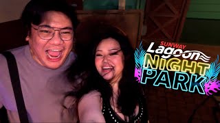 Sunway Lagoon Night Park  Malaysia Travel Vlog  Jom CutiCuti Malaysia 2023 [upl. by Llenad]