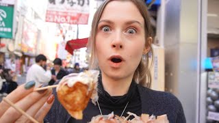 Exploring Dotonbori Osaka and enjoying Japanese food【Japan Life】 [upl. by Ahsekyw]