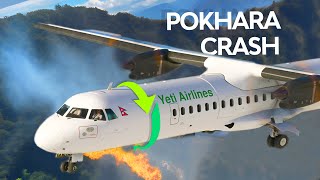 How Yeti Airlines Plane CRASHED In Pokhara [upl. by Notsgnik837]