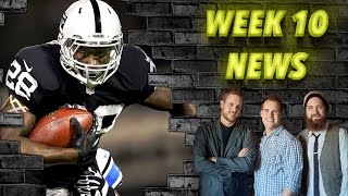 Week 10 News 2015  The Fantasy Footballers [upl. by Ruelu86]