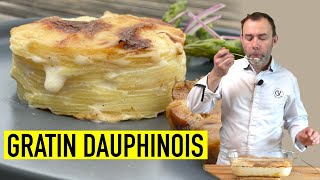 Potato GRATIN DAUPHINOIS I Traditional French side dish recipe [upl. by Giffy]