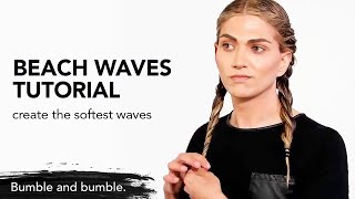 How to get soft beachy waves  Surf Styling Leave In  Bumble and bumble at Sephora [upl. by Ilan]