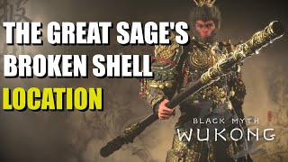 The Great Sages Broken Shell Location Black Myth Wukong [upl. by Sissie]