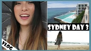 Sydney Day 3  Bondi Beach  Rain  Back to Melb  Meliney Vlogs [upl. by Erdna]