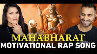 संपूर्ण गीता amp MAHABHARAT in 9 Minutes RAP REACTION  FULL VERSION 🔥  AbbyViral 🔥 Kavi Amit Sharma [upl. by Elehcar452]