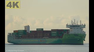 ECO LEVANT  Shipspotting Germany 🇩🇪 IMO 9985954  River Elbe near City Otterndorf  4K VIDEO [upl. by Shaya]