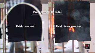 EN ISO11612 Technical Fabrics Tests methods by Marina Textil [upl. by Doownel]