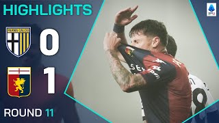 PARMAGENOA 01  HIGHLIGHTS  Pinamonti halts Genoa’s losing streak  Serie A 202425 [upl. by Garett283]