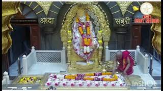 Sai baba ke madhyan aarti darshan 20th Nov saibaba viralvideo viralshort shirdisai aarti [upl. by Regor]