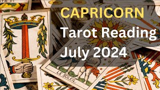 CAPRICORN JULY 2024 ♑️ CHANGING DIRECTION Tarot Reading [upl. by Dnartreb]