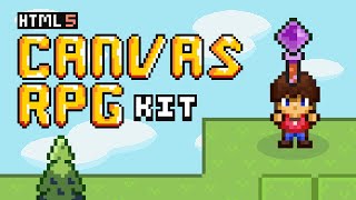 Build a Game with JavaScript and HTML Canvas RPG Kit series [upl. by Irish]