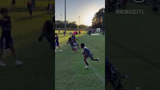 Pick 6 goben gastonkids footballhighlights highlights flagfootball newage [upl. by Coney]