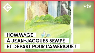 JeanJacques Sempé  son Amérique à lui  L’Oeil de Pierre Lescure  C à Vous  10102022 [upl. by Okiram]