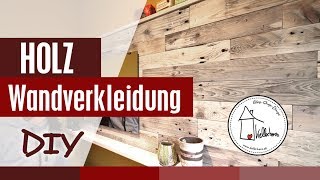 Holz Wandverkleidung DIY und ein mysteriöses Paket [upl. by Esyle948]