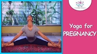 Modified Upavistha Konasana  Part 1  Yoga For Pregnancy [upl. by Gnahc]