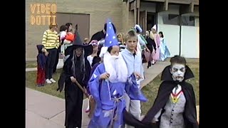 1980s Sandburg Elementary School Halloween Parade amp Party  Popular 80s Costumes in 1989 [upl. by Rieth]