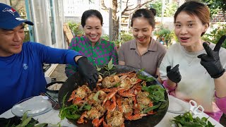 1361 GHẸ BÔNG TƯƠI RÓI ĐEM XÀO ME CHUA NGỌT THIỆT NGON CÙNG QUẢ ĐẦU TRỌC LÓC CỦA ANH BA [upl. by Galasyn]