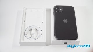 Apple iPhone 11 Black Unboxing amp Setup in 2021 [upl. by Tearle185]