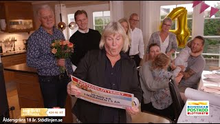 Sandra kraschar 4årskalaset i Kungsbacka med en rejäl överraskning  Postkodlotteriet [upl. by Melvyn]