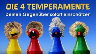 Die vier Temperamente und was sie über Dich und über den Charakter Deiner Mitmenschen verraten [upl. by Drugi258]