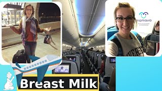 HOW TO PUMP ON A PLANE  Traveling with BREAST MILK [upl. by Pharaoh115]