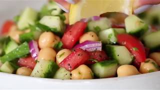 Chickpea Salad Recipe [upl. by Sontich]