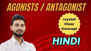 AgonistAntagonist In Hindi  Pharmacology For BSc Nursing ​⁠VijayMedicoGyan [upl. by Notrab]