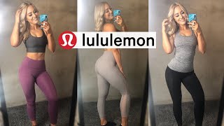 2019 lululemon Run Collection TryOn Haul amp Review [upl. by Haisi716]