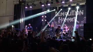 Demolition Hammer  Skull Fracturing Nightmare en el Circo Volador 2017 [upl. by Nnalatsyrc]