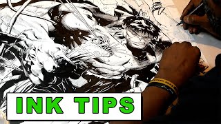 Learn How to Ink Comics  The Inkcredible Hulk [upl. by Spillihp]