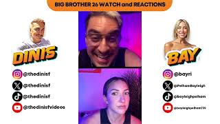 BB26 Eviction 11 InstaLive Reaction w Dinis amp Bayleigh of BBCAN12 BB26 bigbrother [upl. by Enahsed610]