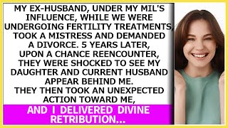 My ex husband while we were undergoing fertility treatments took a mistress and demanded a div [upl. by Starlene]