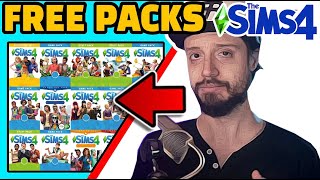 How to get Sims 4 DLC Packs for Free EVERY SINGLE ONE Free SIMS 4 Expansion Packs 2024 [upl. by Nirmak346]