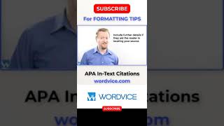 APA InText Citations shorts [upl. by Tandie483]