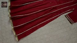 Kaliyon Wala Frock  Panel Kurti Cutting And Stitching  Frock Cutting And Stitching [upl. by Eniloj]