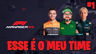 F1 MANAGER 24  CRIAMOS A NOSSA EQUIPE [upl. by Imre]