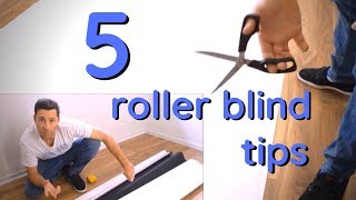 How to trim roller blind to size Install video – with Inspire DIY [upl. by Ahto]