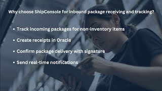 Unlock Seamless Inbound Package Receiving and Tracking with ShipConsole [upl. by Irual]