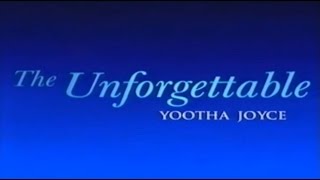 THE UNFORGETTABLE YOOTHA JOYCE Documentary  2001 [upl. by Ayidah]