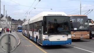 Double articulated trolleybus 233 [upl. by Schiffman]