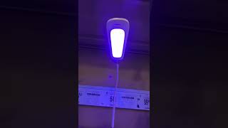 Integrated LED Desk Lamp with Blacklight  rs12shorts [upl. by Atiuqaj]