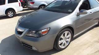 2010 Acura RL Start Up Exterior Interior Review [upl. by Nnairrehs]