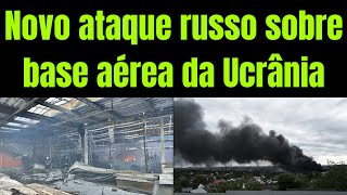 Kinzhal russo sobre pista para os F16 da OTAN na Ucrânia danos foram gigantescos [upl. by Nnahtur]