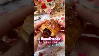 Napolitanas de chocolate 🍫 recetas recetasfaciles [upl. by Aushoj]