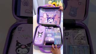 Kuromi Stationery Set kuromi sanrio stationery cindyasmr [upl. by Nai]