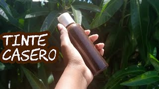 TINTE NATURAL LIBRE DE QUIMICOS Como hacer un tinte casero para oscurecer el cabello naturalmente😱 [upl. by Dihsar]