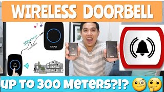 MURANG WIRELESS DOORBELL  UNBOXING AND REVIEW CACAZI DOORBELL [upl. by Cathyleen]